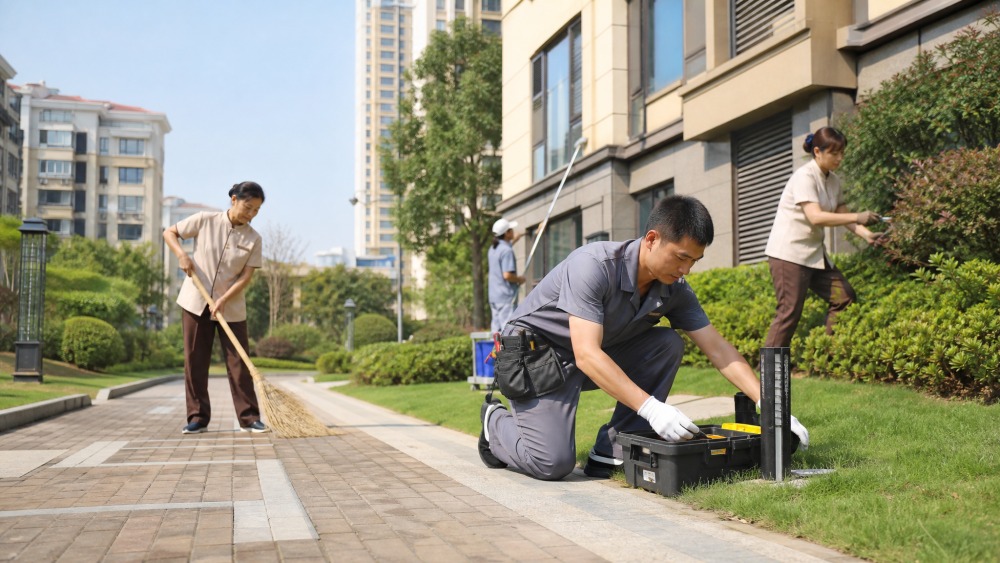 实训基地内展示物业服务操作规范