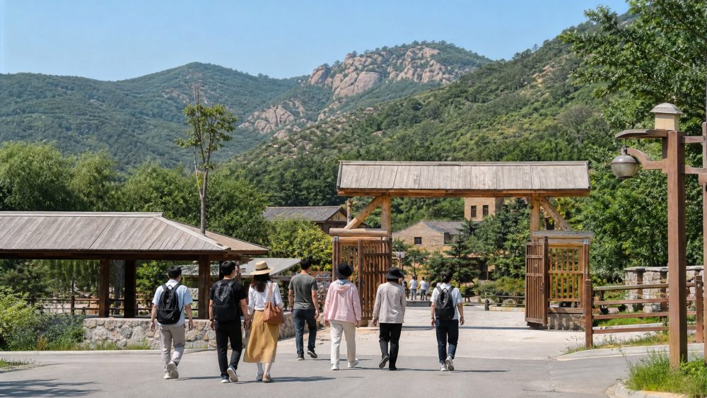 招远淘金小镇停车方便吗?游览内容清楚,停车信息需出发前确认