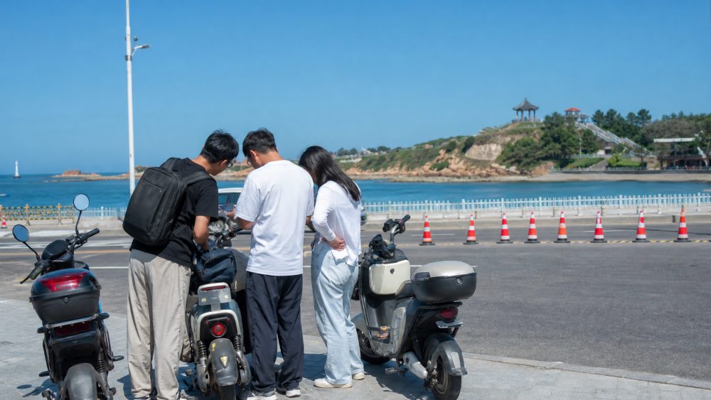 烟台养马岛“十一”临时管制,电动车不能这样进岛