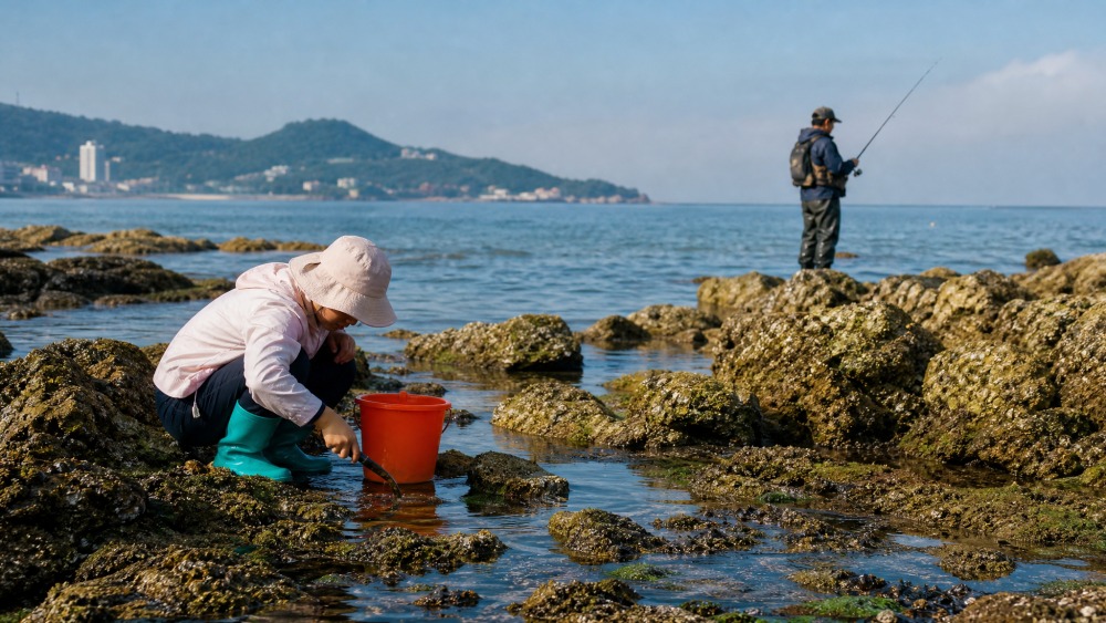 烟台沿海天气与潮汐怎么看:赶海、海钓、洗海澡安全提示