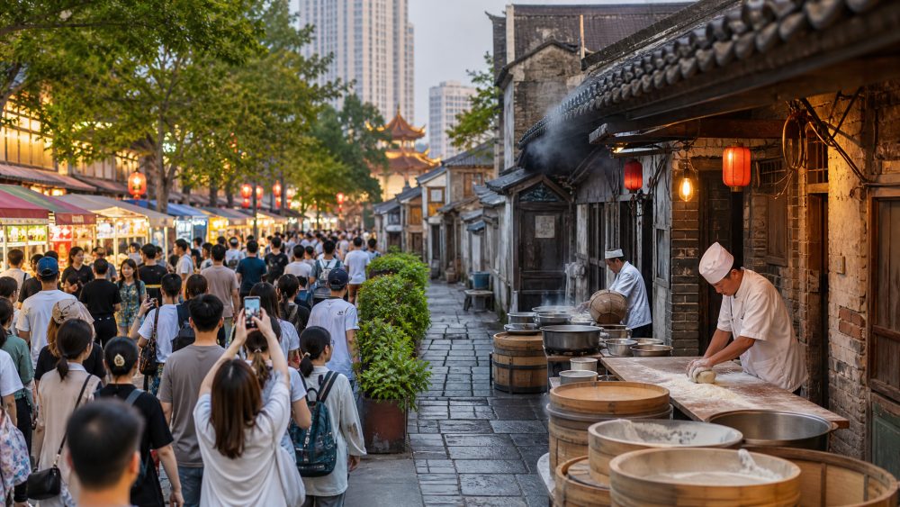 烟台网红小吃街的来历,得从老手艺和新客流说起
